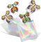 TUSAUW Schmetterling Explosion Geschenkbox Fliegende Schmetterling Überraschung Box Schmetterling Geschenkbox für Geburtstage Weihnachten Valentinstag Antrag Hochzeit Geschenke Streich (Silber)