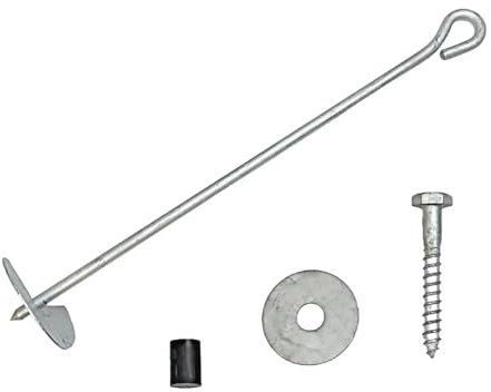 QIUYMGFG Trampoline Accessories trampoline parts Ground Anchor Earth Anchor For Fence Posts Car Ports Trampolines