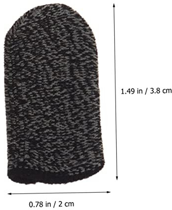 DOITOOL 10stücke Fingerhüllen Für Handyspiele Bildschirm-touch-fingerhülle Anti-schweiß-fingerhülle Ölfeste Anti-rutsch-daumenhülle Atmungsaktive Game-fingerabdeckung Elastischer