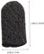DOITOOL 10 Stück Bildschirm Touch Fingerabdeckung Schwarze Fingerlose Handschuhe Schutzfolien Bildschirmhandschuhe Gitarren Fingerspitzenschutz Touchscreen Handschuhe Daumenfinger