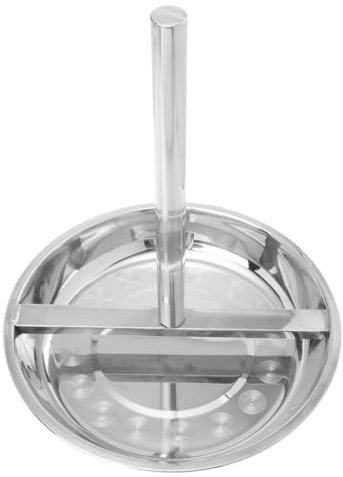 Alipis Edelstahl Bräter Hähnchenständer Rostfrei Roasting Pan Mit Stehendem Halter Für Grill Backofen Outdoor Camping Grillzubehör