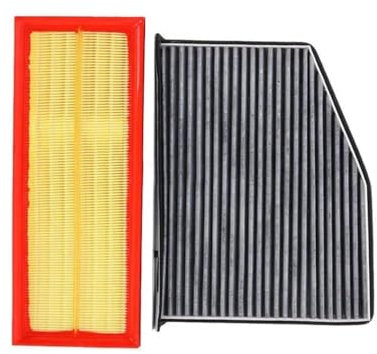 LDKH Filtro Abitacolo per Auto con Carbone Attivo per VW Caddy CC Golf 5 Passat B6 B7, Alta Efficienza Contro Polline, Polveri Sottili, Odori e Allergeni – Filtro Climatizzatore Auto,2pcs