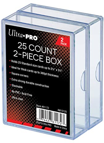 Ultra Pro Plastic Box 25 Two Piece (81172) - Sammelkartenzubehör