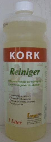 Kork Reiniger zur Reinigung von versiegelten Korkböden 1 Liter
