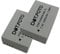 2 x Dot.Foto NB-7L Premium 7.4v / 1050mAh Rechargeable Battery for Canon PowerShot G10, G11, G12, SX30 IS