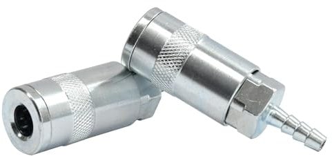 Dapetz ® Air Line Fitting Quick Release Push Fit for PCL Vertex Compressor Air Hose End Tail 6mm 2PC