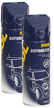 2X MANNOL 9908 Defroster Scheibenenteiser 450ml