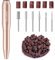MelodySusie Nagelfräser Elektrisch 20000 U/min einstellbare Geschwindigkeit Professionelle Elektrische Nagelfeile Maniküre Pediküre Negelpflege Set für Zuhause und Nagelstudio, Golden