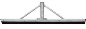 Gummischieber B.600mm Alu.