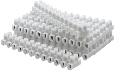 WITTKOWARE Elektroklemmen (Lüsterklemmen) für EIN-/mehrdrähtige Leiter, 12-polig, 10 Stangen, max. 10mm²