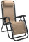 Totò Piccinni Sedia GRAVITY gravità Zero Sdraio da Giardino Poltrona Relax Pieghevole Salvaspazio Tubolari Acciaio 24mm Reclinabile Tessuto in Textilene Mare Spiaggia Piscina Arredo Esterno (Sabbia)