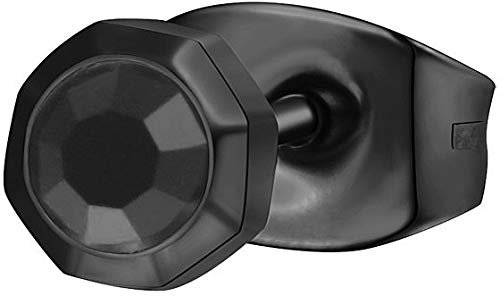 Brosway Einzelner Herren-Ohrstecker aus Stahl, einzelner Ohrring für Herren, Kollektion Ink - BIK25, 4_6mm, Edelstahl Legierter Stahl, Nicht zutreffend.