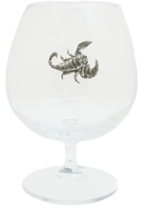 Gamekeepers Cottage gifts Scorpio The Scorpion Brandy Cognac Glass Gift 25 Oz 313