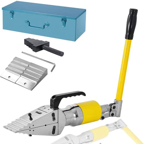 Bonvoisin 14T Hydraulic Flange Spreader Hydraulic Flange Separator Expander 81mm Separation 6mm Tip Thickness for Elevator Fire Rescue Mechanical Repair Disassembly