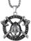 Richsteel Viking Necklace Men Double Axe Pendant Viking Jewellery For Women Stainless Steel Silver Runes Amulet Necklaces