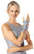 SPORLASTIC – MANUDYN SUPREME Handgelenkbandage links 3D-Gestrick– Orthopädische Handgelenkstütze mit anatomischer AIR-MATRIX Silikonpelotte zur Unterstützung des Ulnarköpfchens – Platinum/Orange L