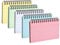 5er Pack bunte karteikarten spiral notizblöcke vokabelkarten für büro schule studium must haves Transparente Abdeckung flashcards 5 farben 12,5 * 8 cm