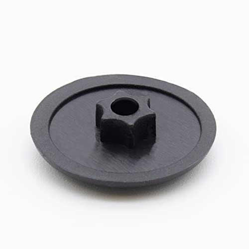Enkotrade Lot de 4 capuchons pour vis noires Torx T20, 6 lobes - Capuchons décoratifs à recouvrer avec trou de tête, à insérer dans le trou de la tête
