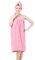 YJZQ Kilt da sauna da donna con asciugamano per capelli, set di asciugamani per sauna, accappatoio con chiusura in velcro ed elastico per spa, doccia e bagno