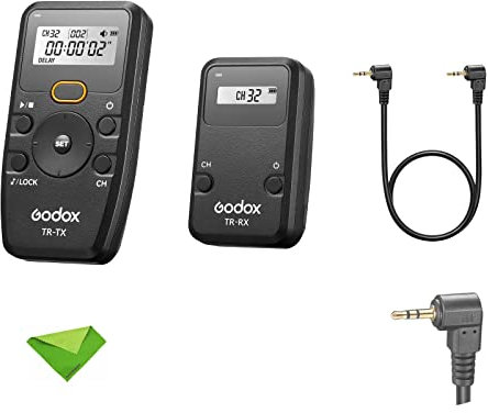 Télécommande de minuterie sans Fil Godox TR-C1 pour Canon 90D, 80D, 77D, 70D, 60D, 800D, 760D, 750D, 650D, pour PENTAX K5, K7, K10 pour Samsung GX-1L, GX-1S, GX-10 pour Contax 645, N1, NX, etc.