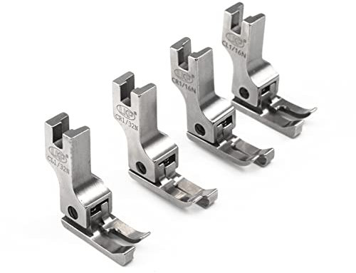 Blooy - CR1/16N CR1/32N CL1/16N CL1/32N Pied presseur compensateur droit gauche pour machine à coudre industrielle à aiguille unique