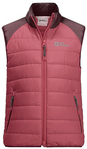 Jack Wolfskin Unisex Kinder Zenon Vest K Weste, Soft pink, 128