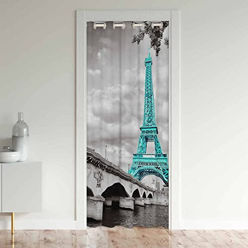 La Tour Eiffel Rideaux Interieur Salon Chambre Paris Décoration Rideau de Porte 86x203cm Paris Décoration Valentines