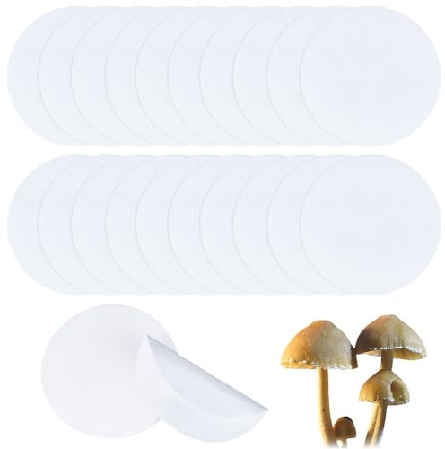 GORGECRAFT 50 pz Dischi Filtranti Sintetici Diametro 125 mm Carta da Filtro Quantitativa Senza Ceneri da Laboratorio Circolare velocità Media Bocca Larga Carta da Filtro Ad Imbuto per La Coltivazione