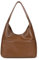 Kunstleder-Tragetasche für Damen, Schultertasche, College-Tragetasche, Leder, Hobo-Handtasche, Arbeitstasche, Braun, Einheitsgröße