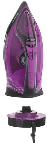 Masterpart Free Glide Cordless Steam Iron 2200W Ceramic Soleplate Vertical Steam