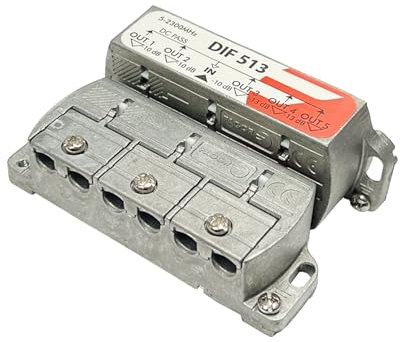 Partitore Antenna Da Interno 1 Ingresso 5 Uscite
