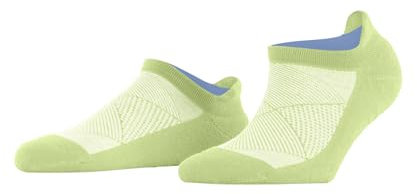 Burlington Damen Sneakersocken Athleisure W Sn weich atmungsaktiv schnelltrocknend kurz einfarbig 1 Paar, Grün Lemon 7498, 39-42