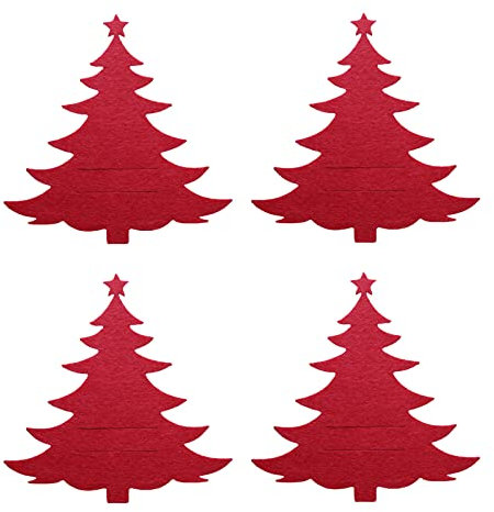 Soporte para árbol de Navidad, 4 piezas, temática de invierno, decoración de comedor, accesorio de fiesta de baby shower