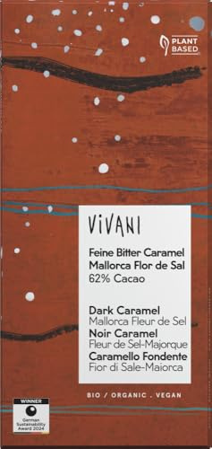 Feine Bitter Caramel Mallorca Flor de Sal 62% Cac. 18 x 80 g