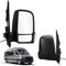 Kistrba Außenspiegel Spiegel Recht Ersatz für 2018-2024 Mercedes Sprinter W907 W910 VS30 Manuell, Seitenspiegel Komplettsets mit Blinker, Konvex Glas, Nicht Beheizt, Ersatz OE#A9108100400