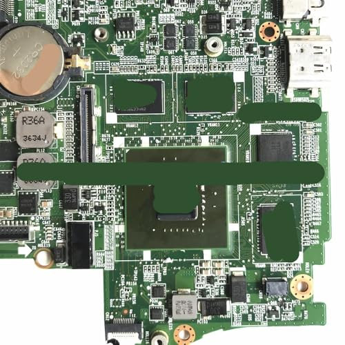 YGUWZ Placa Base para Ordenador portátil V5-573G NBMB611001 Compatible con SR16Z I7-4500U CPU 4G RAM GT750M 4GB GPU DAZRQMB18F0