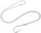 JEWEDECO Vintage Korean Fish Hook Pendant Necklace Fishing Jewelry for Men Women Statement for Fishing Fans for Street and Nightclub Style