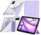 EspZanthic Custodia per Xiaomi Redmi Pad SE 11 Pollice 2023 con Portapenne, 6-in-1 Angoli di Visione Multipli Supporto a Forma di Y, Cover Trasparente Posteriore