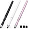 3 Pièce Stylet, Tablet Pens, 2 en 1 Stylo Tablette, Highly Sensitive and Accurate Touchscreen Pen, Tablet Stylus for iPad Samsung Tablet