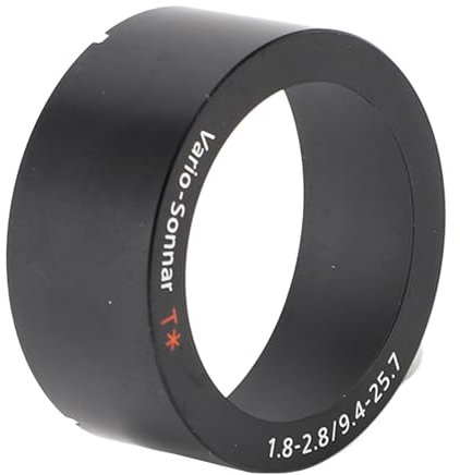 Yunseity Camera Lens Adapter Circle Durable Aluminum Front Hoop Mount for ZV1 Camera Accessories (Black)