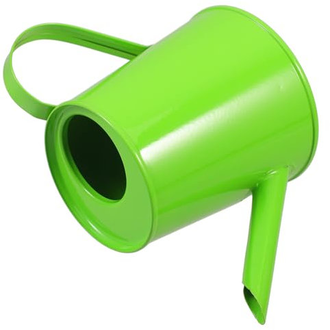 TOYANDONA Mini Gießkanne Aus Eisen 5.7 Zoll Wasserkrug Deko Für Zimmerpflanzen Fotohintergrund Büro Dekoration Grün