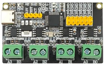 Yominerr USB to 4 RS485 Module USB to 4 RS485 Expansion Module Multi Port Expansion Module