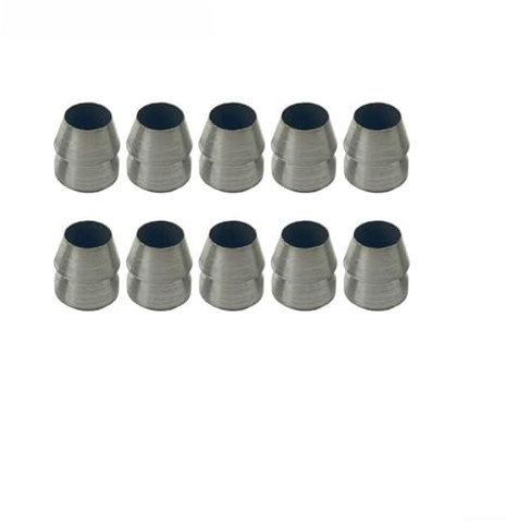 NbgrvB Set di 10 cunei di sicurezza con manico rotondo da 8-19 mm, in acciaio, per martelli e utensili elettrici (8 mm)
