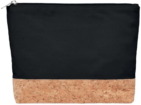 MidOcean Porto Cork Cotton Cosmetic Bag (One Size) (Black)
