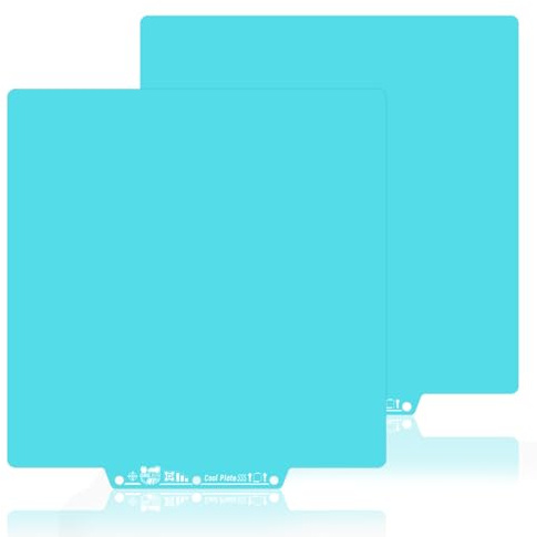 235x235mm AD5X Cool Build Plate For Flashforge AD5X/AD5M/5M Pro,Double-Sided Low Temperature Energy Saving Heated Bed, Flexible Removable Spring Steel Sheet Print Bed for Flashforge 3D Printer