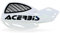 Acerbis 2072670002 Protège-mains ventilés Uniko, blanc/noir