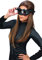Rubie‘s Official Deluxe Catwoman-Maske und Catwoman-Ohren für Erwachsene, Batman-Accessoire, Einheitsgröße, Schwarz Halloween