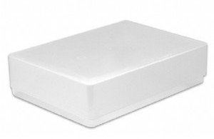 5 X A5 STORAGE BOXES CLEAR PLASTIC BOX LEAFLET FLYER HOLDER FOR OFFICE