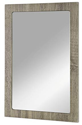 HAKU Spiegel Eiche trüffel, MDF - Maße: B 40 cm x H 60 cm x T 2 cm, Style: Modern