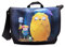 DIFUZED Sac Besace - Adventure Time Finn & Jake Totoro Style Umhängetasche, 35 cm, Mehrfarbig (Noir)
